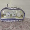 Estuche lila con ventana